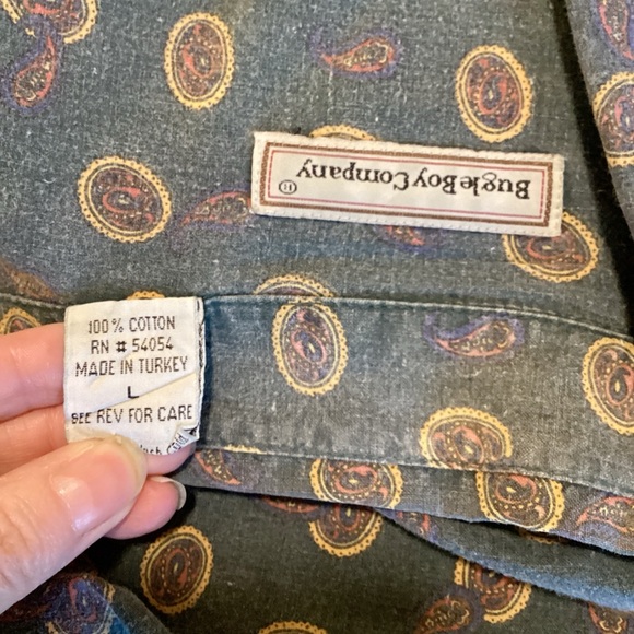 Vintage Bugle Boy Causal Button Down Shirt - Picture 5 of 6